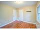 Bedroom with hardwood floors and natural light at 1332 Midwood Dr, Gastonia, NC 28052