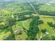Drone shot showcases a sprawling property with lush greenery, mature trees, and a private driveway at 1347 Norman Dr, Rock Hill, SC 29732