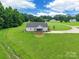 Aerial view of home and extensive backyard, highlighting the property's beautiful landscaping at 1347 Norman Dr, Rock Hill, SC 29732