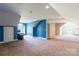 Spacious bonus room has light blue walls, carpet flooring, and built-in shelving at 1347 Norman Dr, Rock Hill, SC 29732