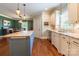 Spacious kitchen with a large island, stainless appliances, and a view into the dining room at 1347 Norman Dr, Rock Hill, SC 29732