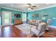 Comfortable living room with hardwood floors, neutral furniture, and plenty of natural light at 1347 Norman Dr, Rock Hill, SC 29732