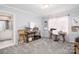 Versatile room with makeup vanity and chair, great natural light from the window, and soft carpet at 139 Hardwick Dr, Mooresville, NC 28115