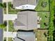 This aerial view showcases the roof and driveway, and the home's proximity to neighbors at 1604 Trentwood Dr, Fort Mill, SC 29715
