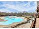This home features a community pool with fountains, a deck, and tennis courts at 1604 Trentwood Dr, Fort Mill, SC 29715