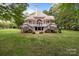 Back of house with large deck and yard at 165 Futrell Lndg, New London, NC 28127