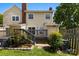 Backyard with a deck, lawn and bordered with foliage at 1670 Robins Nest Ct # D, Gastonia, NC 28054
