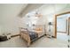 Charming bedroom featuring unique architectural details, soft lighting, and cozy decor at 2332 Hemby Pl, Charlotte, NC 28270