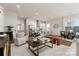 Bright living space with white furnishings and adjacent dining area at 2600 Mason Cir # A, Charlotte, NC 28205
