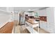 Bright kitchen with stainless steel appliances, butcher block countertops, and an island at 306 2Nd Avenue Ne Pl, Conover, NC 28613