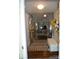 The entryway opens to a decoratively decorated living room, creating a stunning first impression at 3136 Blueberry Dr, Monroe, NC 28110