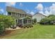 Expansive backyard featuring a screened porch, lush lawn, and mature landscaping in a desirable neighborhood at 3701 Methodist Church Ln, Waxhaw, NC 28173