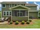 Inviting screened porch with outdoor seating, offering a relaxing space to enjoy the serene backyard setting at 3701 Methodist Church Ln, Waxhaw, NC 28173