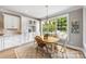 Charming breakfast nook with large windows overlooking the backyard at 3706 Song Sparrow Dr, Matthews, NC 28104