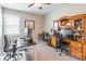 Bright home office featuring multiple work stations, natural light, and neutral tones at 385 Willow Tree Dr, Rock Hill, SC 29732
