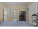 Spacious bedroom includes a view to an ensuite bathroom and closet space at 5238 Prosperity View Dr, Charlotte, NC 28269