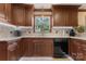Kitchen featuring custom wood cabinets and stainless steel appliances at 5563 Grace Chapel Rd, Hickory, NC 28601