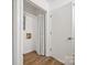 Storage closet with white bi-fold doors at 613 Davis St, Lancaster, SC 29720