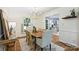 Elegant dining room featuring modern lighting, hardwood floors, and easy access to the living areas at 6150 Rocky Falls Rd, Charlotte, NC 28211