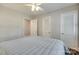 Well-lit bedroom with lots of storage and a neutral color scheme at 7026 Tabor Ln, Charlotte, NC 28211
