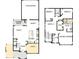 Detailed floor plan showcasing the layout of the home, including the kitchen, bedrooms, and garage at 7213 Westrow Ave, Charlotte, NC 28278