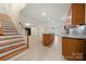 Open basement featuring kitchenette, island, and open entertaining space at 765 Cherry Hills Pl, Rock Hill, SC 29730