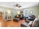 Inviting living room with hardwood floors and comfortable seating at 805 Caldwell St, Belmont, NC 28012