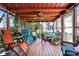 Relaxing screened-in porch perfect for entertaining or relaxing at 805 Caldwell St, Belmont, NC 28012