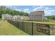 Community dog park with green grass and fenced perimeter, perfect for pet owners at 808 Dogwood Creek Ln, Indian Trail, NC 28079