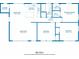 Detailed floor plan illustrating layout of a 1200 sq ft home including bedroom, bath, and living areas at 113 Lou Dr, Gastonia, NC 28052
