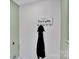 Hallway featuring decorative 'Fresh Soap & Water' sign and coat hooks at 113 Lou Dr, Gastonia, NC 28052