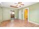 View of the living room, featuring hardwood floors, and an open layout at 1145 Earl Rd, Shelby, NC 28152