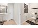 Bathroom featuring a white vanity, toilet, and decorative wall art at 125 White Apple Way, Statesville, NC 28625
