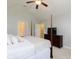 Bright bedroom with a four-poster bed, neutral color scheme, and natural light at 1587 Summit View Dr, Rock Hill, SC 29732