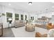Open-concept living area with modern kitchen, breakfast bar, and large windows with natural light at 170 Aspire Cir # 31, Wingate, NC 28174