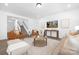 Inviting living room showcases neutral decor, and a staircase leading to the second level at 170 Aspire Cir # 31, Wingate, NC 28174
