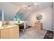 Bright office space features a large desk, natural light, and vaulted ceilings at 333 W 7Th St, Charlotte, NC 28202