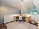 Cozy office space features a large desk, natural light, and unique vaulted ceilings at 333 W 7Th St, Charlotte, NC 28202