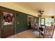 Screened porch with seating and ceiling fans at 3547 Willowood Pond Dr, Rock Hill, SC 29730