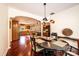 Formal dining room with open view to kitchen and living area at 4010 Carlton Dr, Claremont, NC 28610