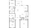 Detailed floorplan showcasing layout of bedrooms, bathrooms, kitchen, living spaces, and garage at 9330 Carneros Creek Rd, Charlotte, NC 28214