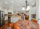 Spacious kitchen with stainless steel appliances, granite countertops, and a view of living spaces at 9330 Carneros Creek Rd, Charlotte, NC 28214