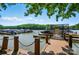 Gated dock and marina on the lake at 9330 Carneros Creek Rd, Charlotte, NC 28214