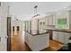 Gourmet kitchen with stainless steel appliances, granite countertops, and an island with cabinets at 121 Canterbury Xing, Fort Mill, SC 29708