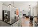 Modern kitchen features stainless steel appliances and open floor plan at 121 Canterbury Xing, Fort Mill, SC 29708