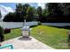 Spacious, fenced backyard featuring a stainless steel grill and well-maintained lawn at 1288 Shenandoah Cir, Rock Hill, SC 29730