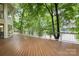This spacious deck overlooks the water giving an incredible view of the lake at 138 Ardmore Pl, Mooresville, NC 28117