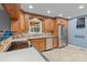 Updated kitchen featuring stainless steel appliances, tile backsplash, and granite countertops at 138 Ardmore Pl, Mooresville, NC 28117