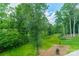 Lush greenery fills the backyard, providing a private oasis with mature trees and a neatly maintained lawn at 1543 Withers Dr, Denver, NC 28037