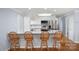 Stylish kitchen with stainless appliances, and an eat-in island with granite countertop at 173 Riverwood Rd, Mooresville, NC 28117